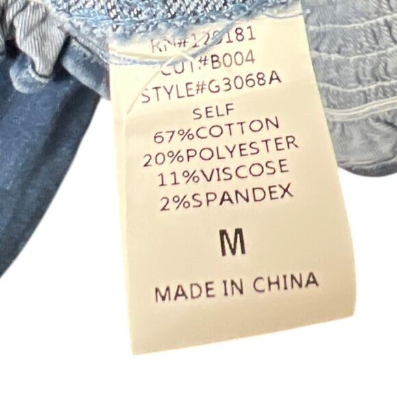 Fashionnova Cotton Jumpsuit Denim Buckle Waist Medium - Picture 5 of 8